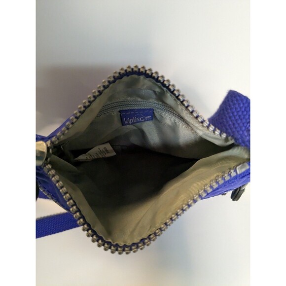Kipling Keiko Crossbody Bag Purse Mini Endless Plum Deep Purple 3 Zip Great Gift - Picture 4 of 7